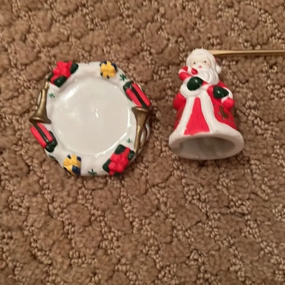 PartyLite Santa Candle Snuffer with stand